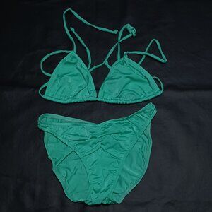 Emeral Green bikini Beau So lay by Renee